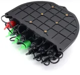 IP 68 FTTH Fiber Optic Distribution Box with 10 Cores 1:9 NAP Cajas Mini SC Preconnected C