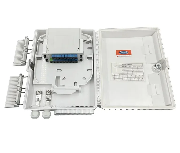 Hot Sales Fiber Optic Terminal Box 8 Ftth Cajas Nap Box Ftth with  PLC Splitter 1x8 Fiber 