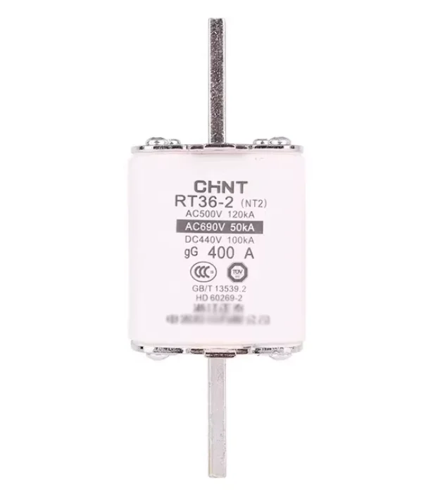 RT36-2 (NT2) 400A Fuse 500VAC 120kA Fast Acting Ceramic Fuse for Industrial Circuit Protection