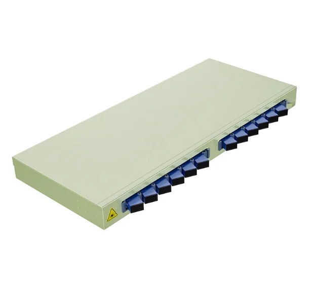 Rack-Mount Fiber Optic Terminal Box| Thickened Panel| SC/FC/LC Singlemode Fully Loaded Patch Panel with Pigtails & Splice Tray-boxintelecom