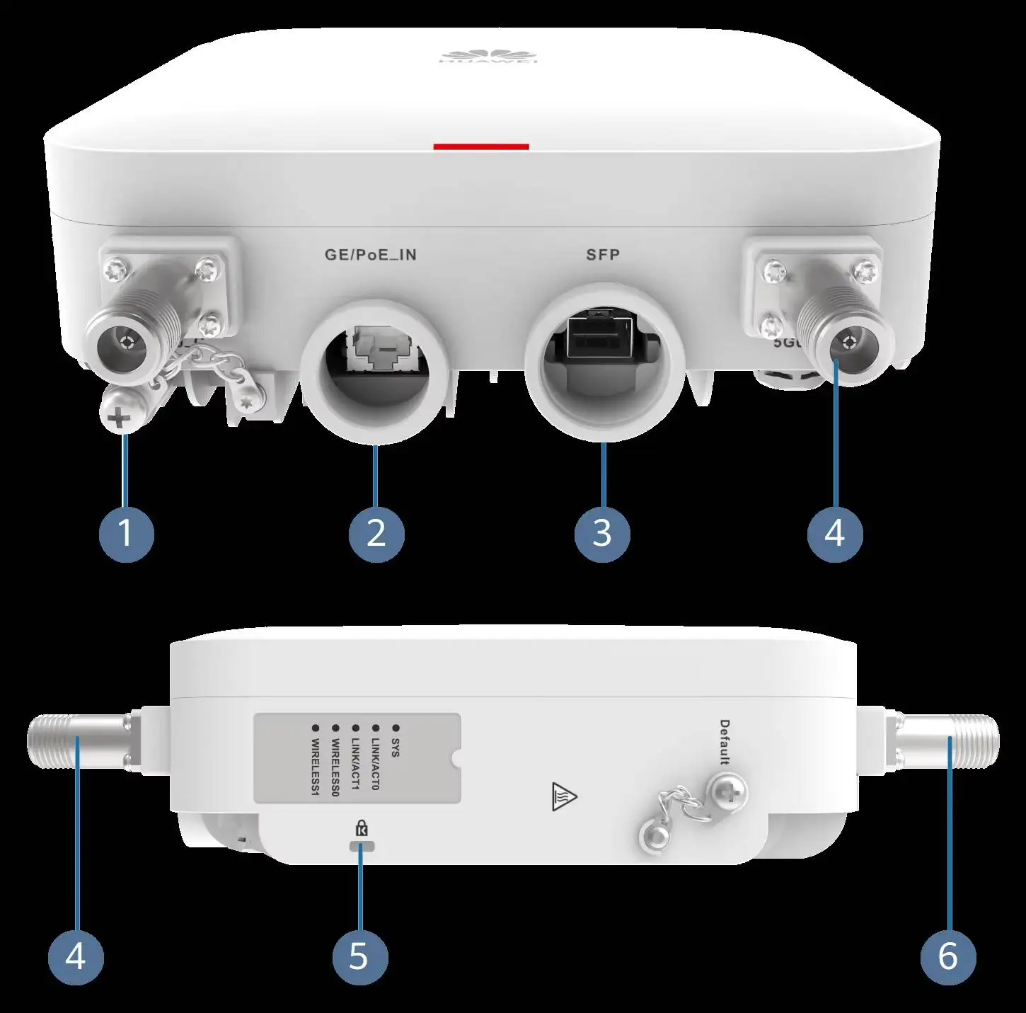 Huawei 2.4 Gbit/s AP with External Antennas Type Access Point AirEngine 5761R-11E