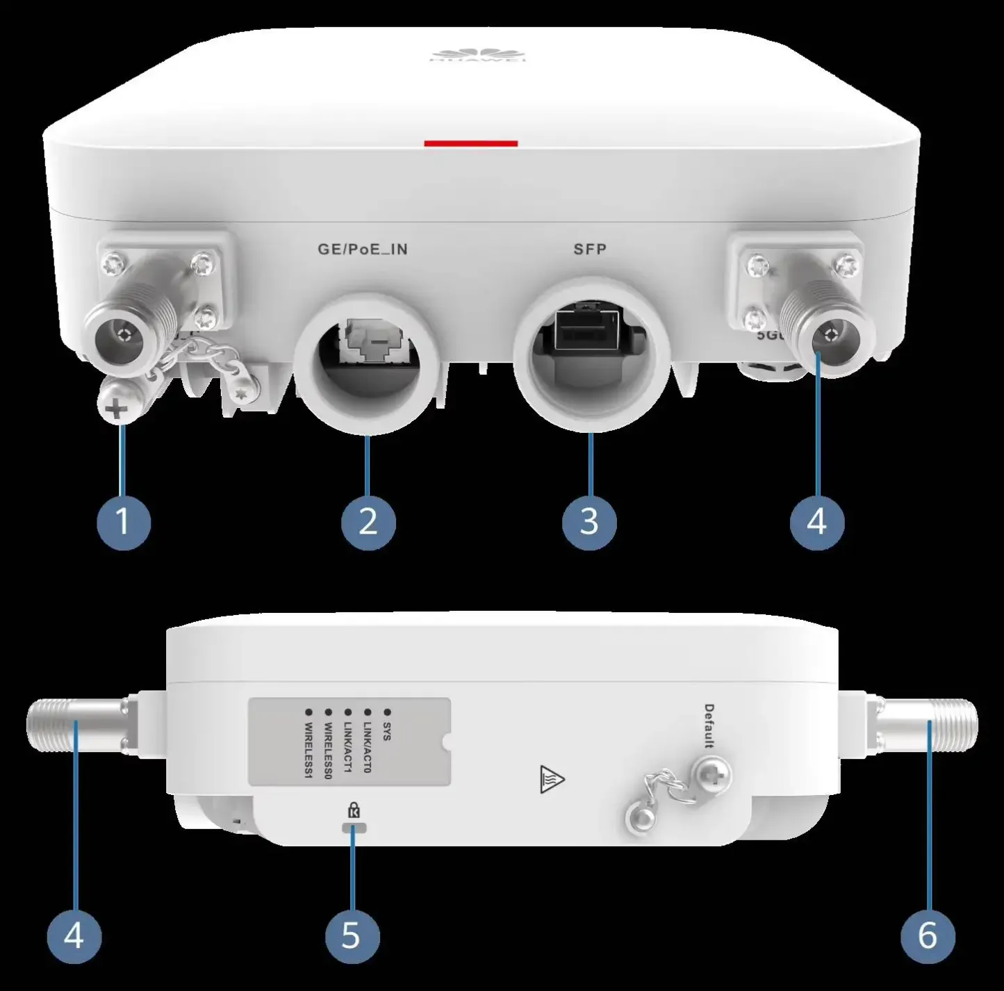 Huawei 2.4 Gbit/s AP with External Antennas Type Access Point AirEngine 5761R-11E