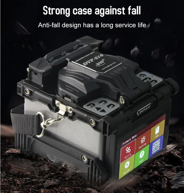 Fusion Splicer DVP-810 Single Fiber Fusion Splicer 6 Motors Optical Fiber Fusion Splicer