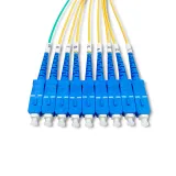 Hot Selling 1x8 ABS PLC Fiber Optic Splitter with SC UPC Connector Ftth Passive Splitter f