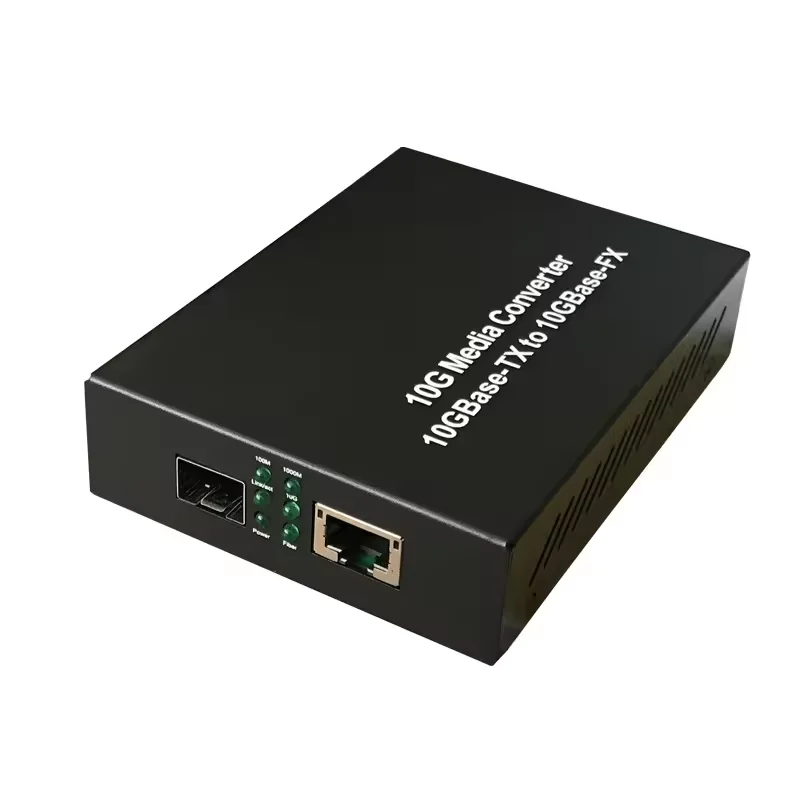 10 100 1000 Simplex Duplex Netlink Ethernet 10km 20km SFP SC Fiber to Rj45 Gigabit Fiber Optical Media Converter-boxintelecom
