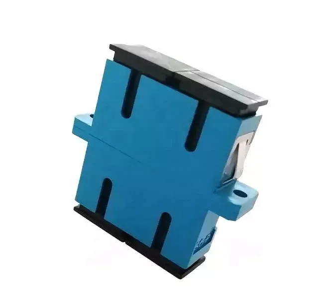 High Quality QD APT FTTH Optic Fiber Duplex Adapter with SC UPC/APC DUPLEX-boxintelecom