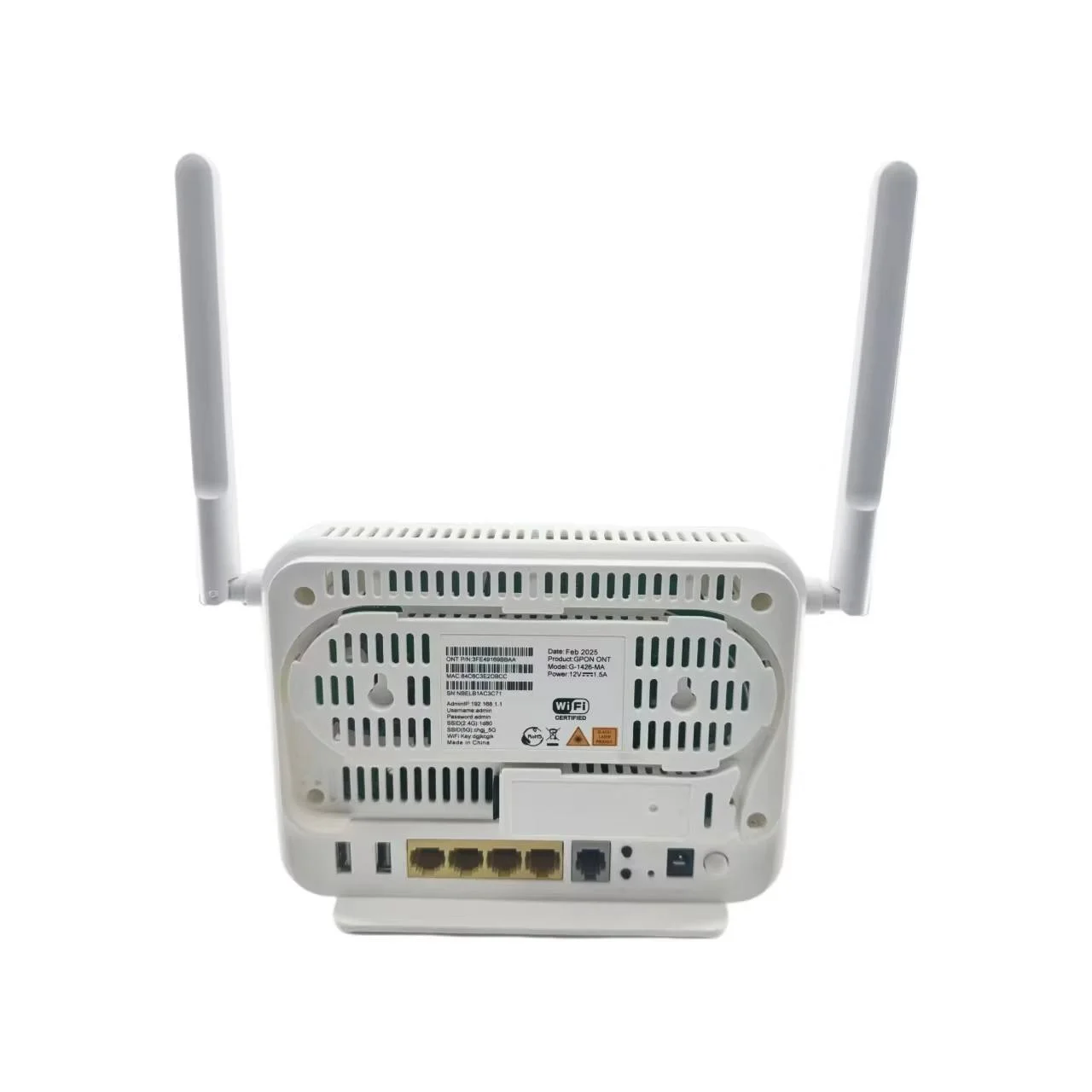 G-1426-MA All Brands WIFI6 GPON 4GE TEL Dual Band 2.4GHz 5GHz ONU ONT WIFI 6 G-1426-MA Fiber Optic Equipment XPON GPON Router-boxintelecom