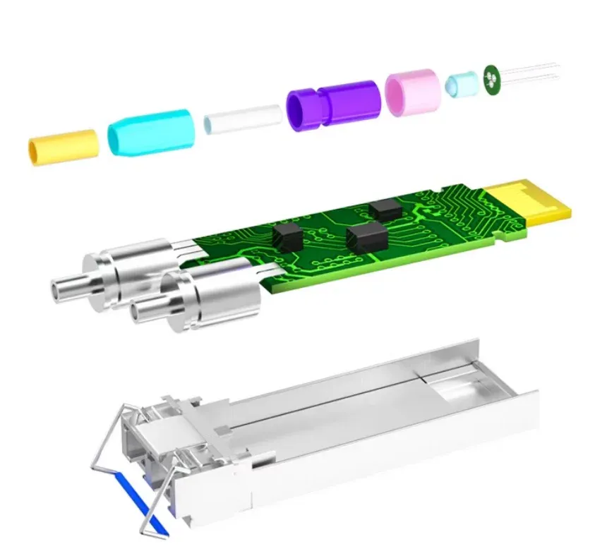 10G Multimode Dual-Fiber SFP Optical Transceiver Module, LC Interface, 1.25G/1G Single-Mode Fiber SFP Media Converter Module-boxintelecom