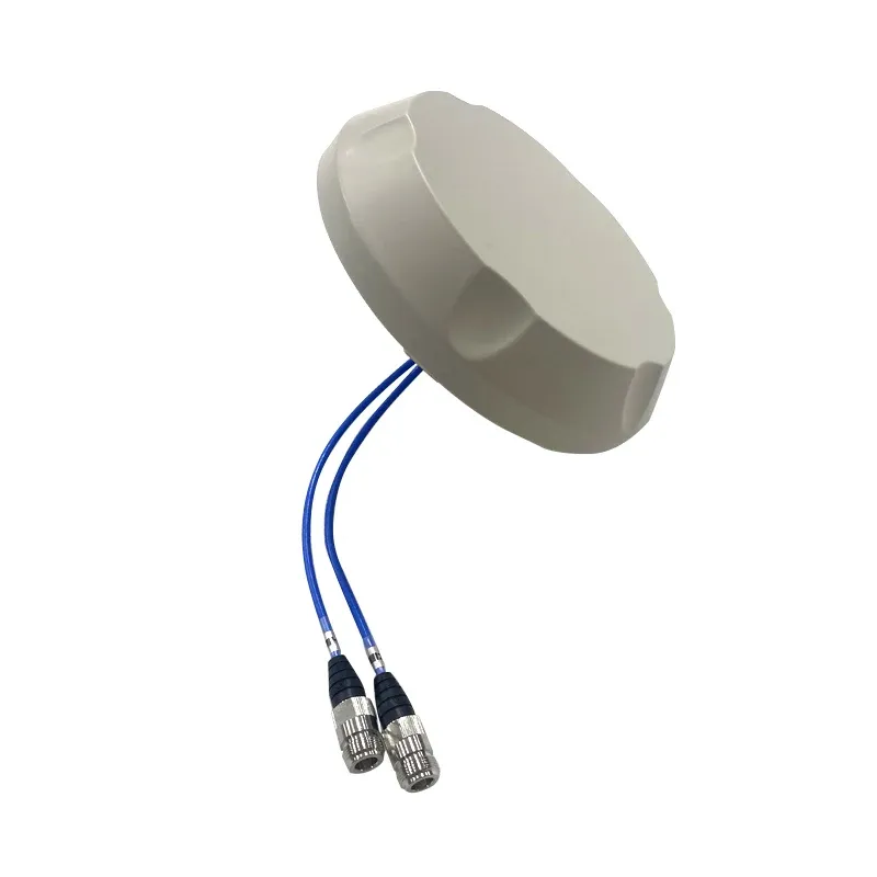 boxin 698-3880MHz High Gain 4dBi -153dBc MIMO Omni Ceiling Antenna with 2 N/4.3-10 Female Connector