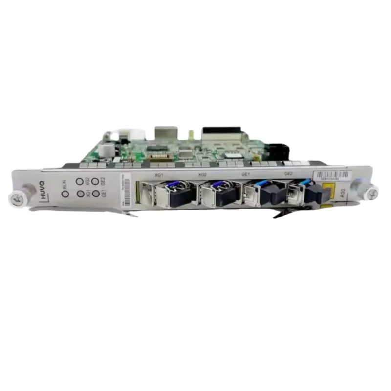 HUVQ 2*10GE 2*1GE Optical Interface Ethernet Uplink Board 2x SFP+ Module GPON EPON FTTH for ZXA10 C300 C350 OLT-boxintelecom