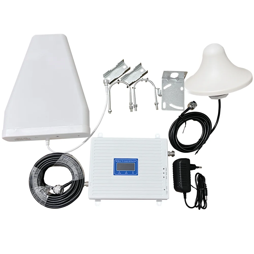 Signal Booster BTS&NMS RF 800&1800MHz Dual Band Signal Amplifier With N Female Connector f