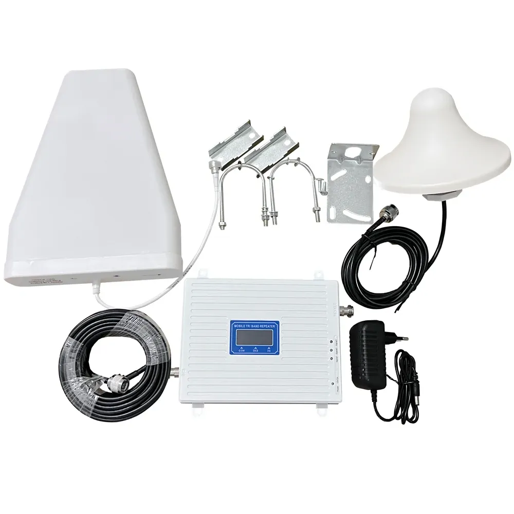 Signal Booster BTS&NMS RF 800&1800MHz Dual Band Signal Amplifier With N Female Connector f