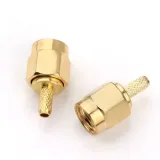 Hot Sale Straight RF Connector Rf Coaxial Connectors With S-MA Male Plug Connector