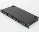1U 24-Port SC Fiber Optic Patch Panel - Telecom-Grade Rack-Mount Optical Distribution Box 