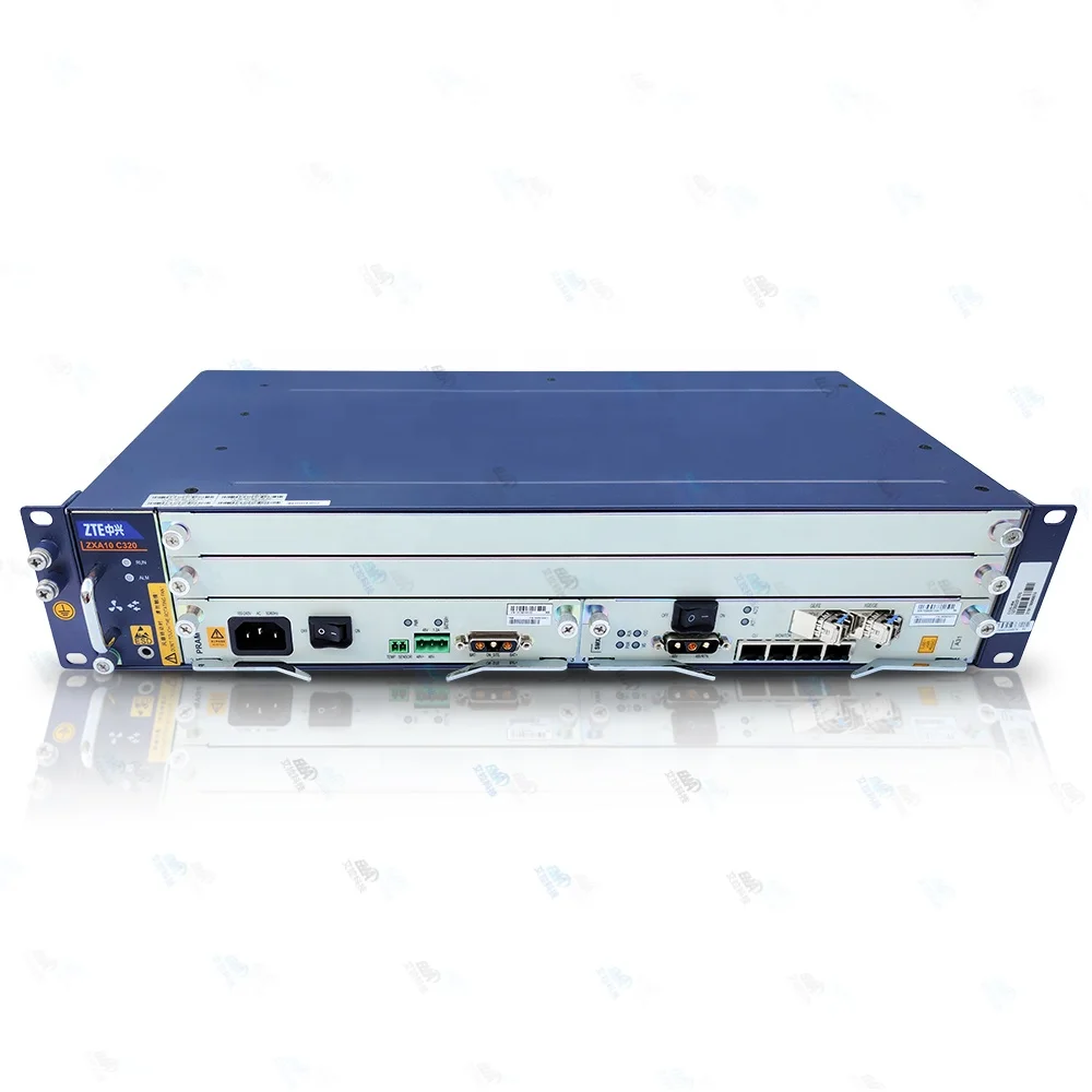 ftth zte mini gpon olt c320 with ac dc power-boxintelecom