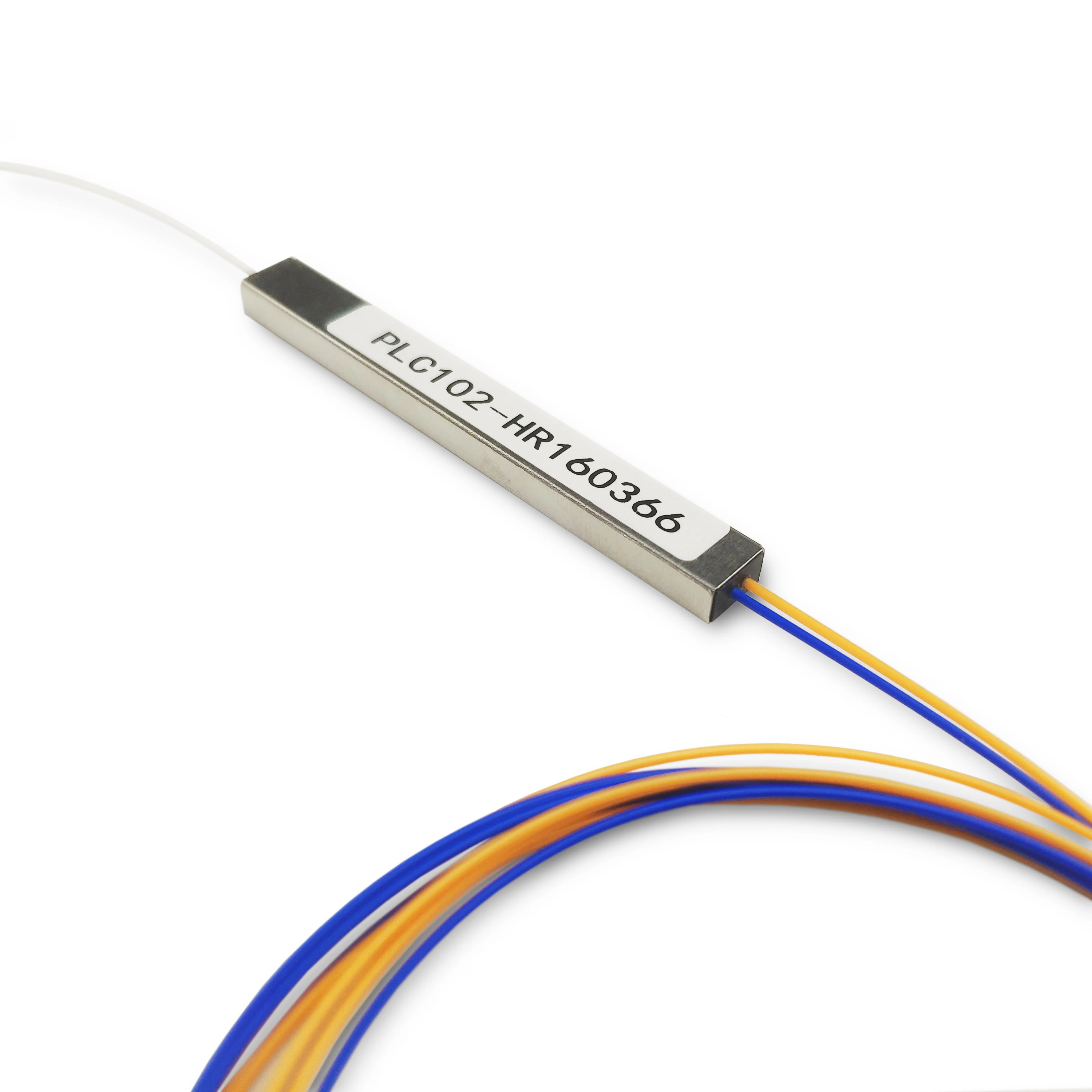 FTTH PLC Splitter 1x2 SCUPC Single Mode PLC Splitter with POE/GSM Support Mini Type Fiber 