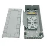 24 Core Plastic Fiber Optic Splice Terminal Box ABS Outdoor FTTH Distribution Closure Comp