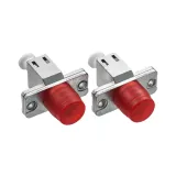 Telecom Grade LC-FC Single Mode Fiber Optic Metal Adapter with Flange Coupler for FTTH and