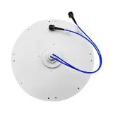 LOW PIM 2-Port WIFI Ceiling Antenna 380-4300MHz  Indoor Flat Omni MIMO Antenna with 4.3-10