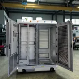 Outdoor Integrated IP55 Network Cabinet Double-Compartment Stainless Steel Aluminum Galvan