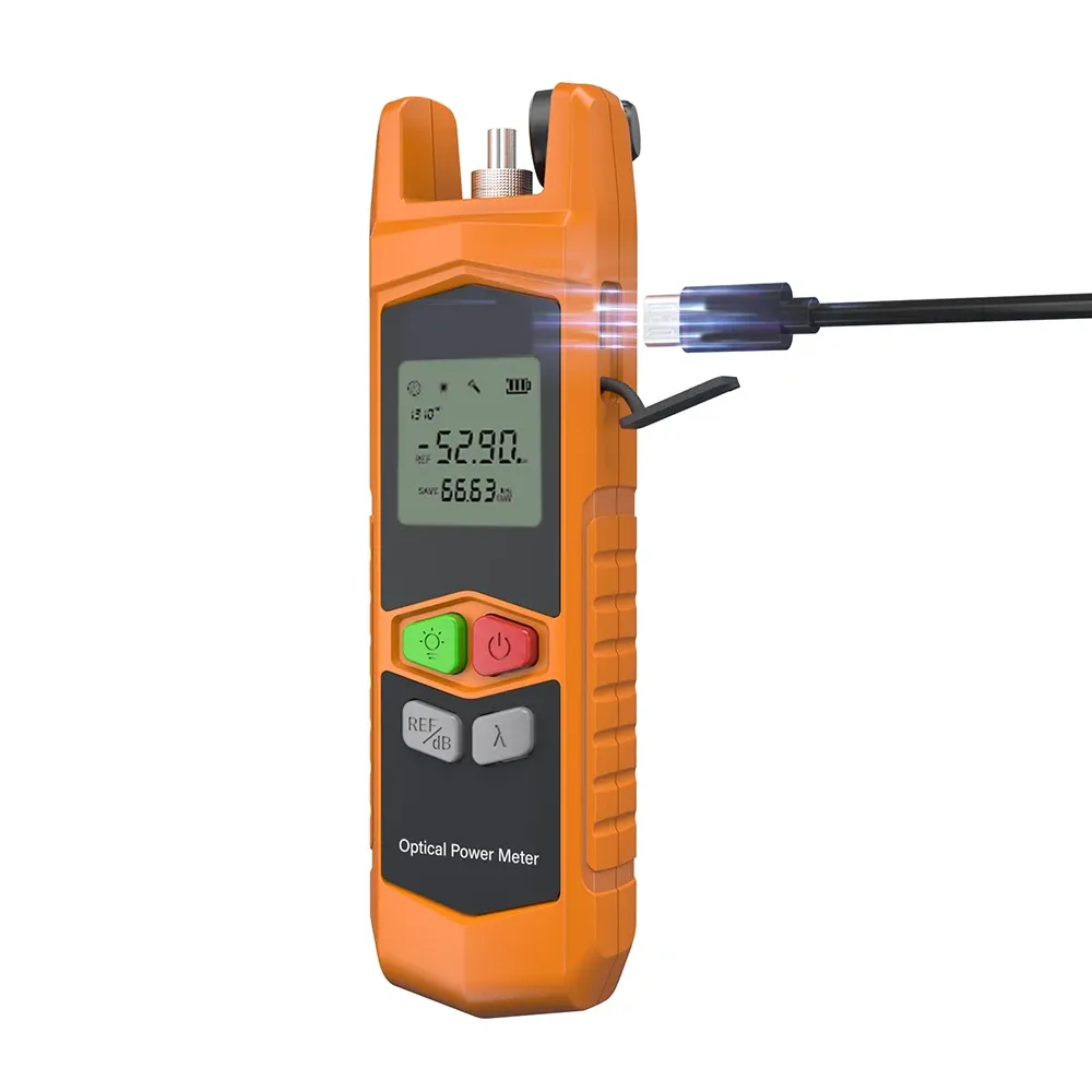 KomShine KPM-11M Fiber Optical Power Meter Mini OPM Medidor De PT Support FC/SC/ST Interfa