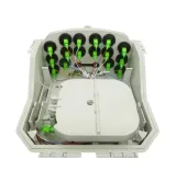 F22816 Port IP65 FTTH Waterproof Fiber Optic Nap Termination Box Price with Pre-Connected 
