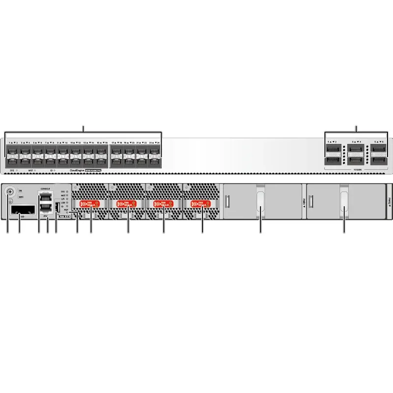 S6330-H24X6C Enterprise Network Switch with 24*10ge SFP+ Ports, 6*40ge Qsfp28 Ports