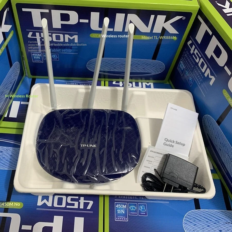 TP-LINK TL-WR886 Wireless Router Home Wall-Penetrating King 450M High-Speed WiFi Fiber 6-Month Warranty-boxintelecom