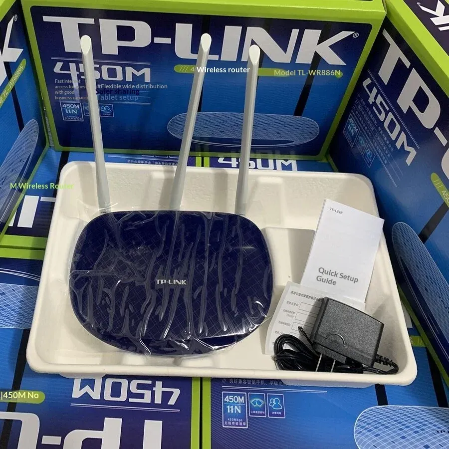 TP-LINK TL-WR886 Wireless Router Home Wall-Penetrating King 450M High-Speed WiFi Fiber 6-Month Warranty-boxintelecom