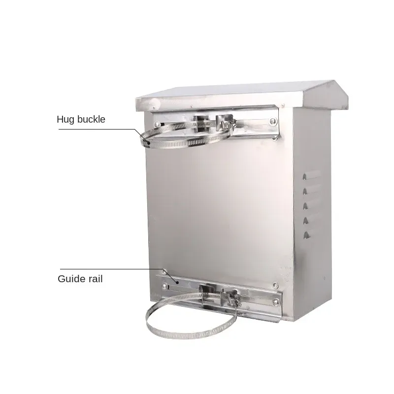 Outdoor Electric Control Stainless Steel IP65 Distribution Box 304 Galvanized Steel Waterproof Hoop Electronics Instrument-boxintelecom