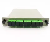 QingDao APT High Quality Casette Type Fiber Optic 1*8 SC/APC PLC Splitter