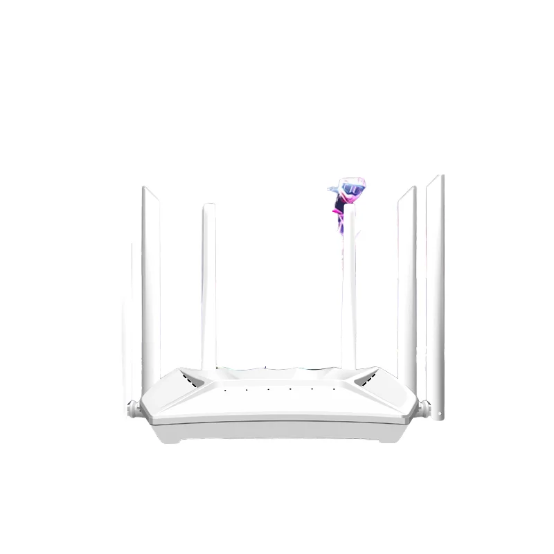 New High Gian 1200Mbps Dual Band 4G Mobile Wireless Router with 6 External Antennas Included for Home Broadband WIFI-boxintelecom