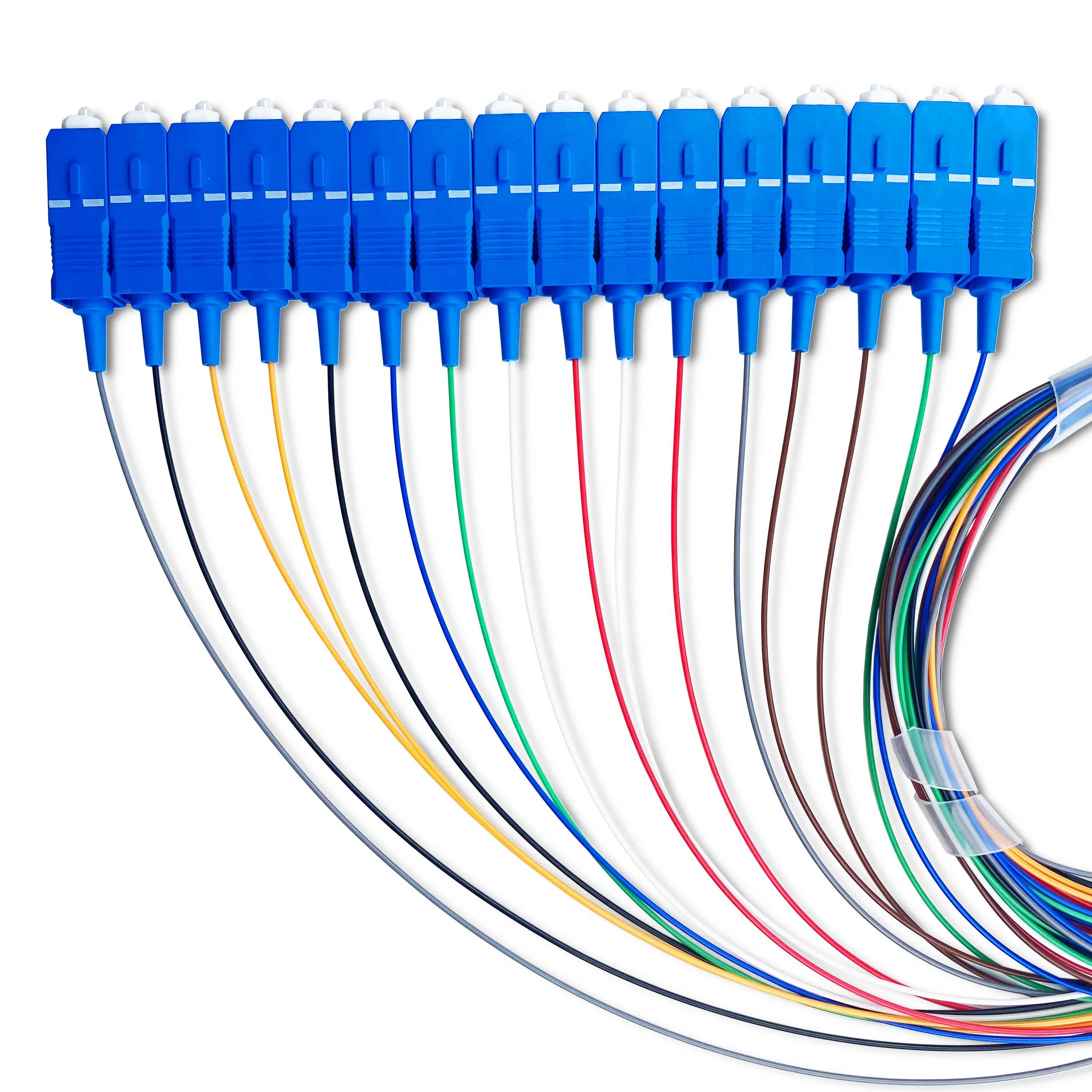 APT/OEM FTTH Mini Type Fiber Optic PLC 1*16 Splitter G657A1/G657A2 SC/UPC FTTH Single Mode
