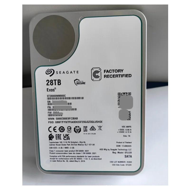 Exos HDD 28TB ST28000NM000C-boxintelecom