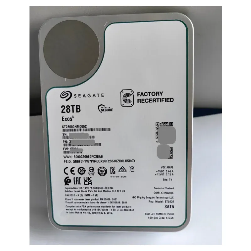 Exos HDD 28TB ST28000NM000C-boxintelecom