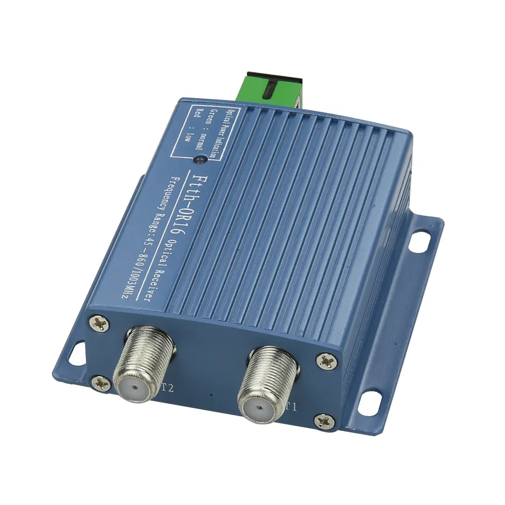 FTTH Mini CATV WDM Fiber Optical Receiver Fiber Optic Cable Node 1 RF Port or 2 RF Port-boxintelecom