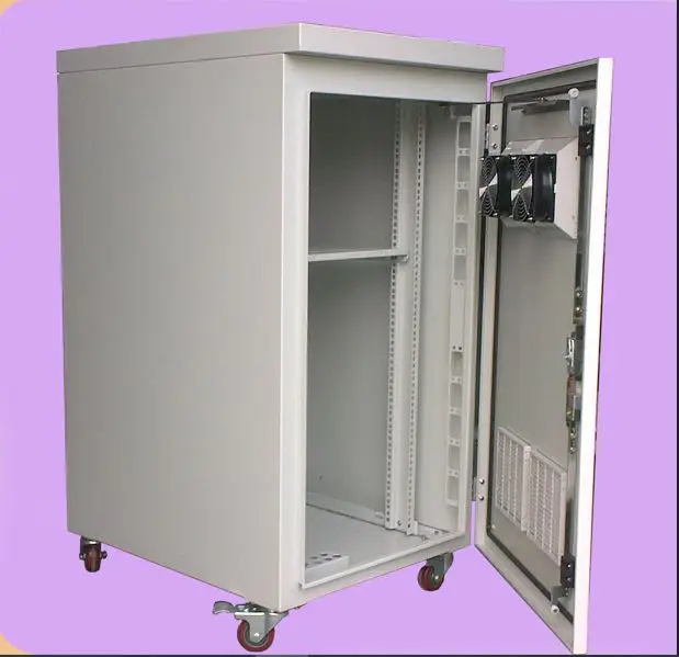 Outdoor Cabinet High Quality Fan Cooling 20U 19 Inch Indoor Outdoor Rack Mounted IP54 Galvanized Steel Powder Coated