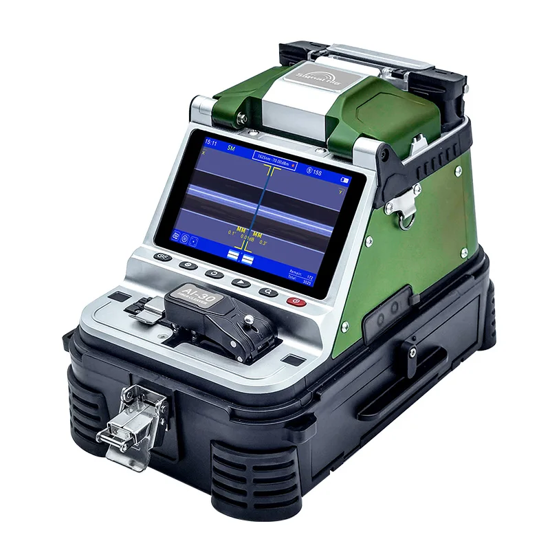 Fusion Splicer Machine AI-30 Fusion Machine FTTH Optical Fiber Optic Equipment Cable Patch Cord High Quality 6 Motors Network-boxintelecom