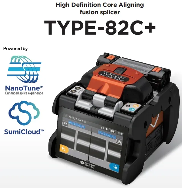 Sumitom0 Optical Fiber Welder Original Japan 82c+ 72c+ Fiber Optic Machine   Optical Fiber fusion Splicer-boxintelecom