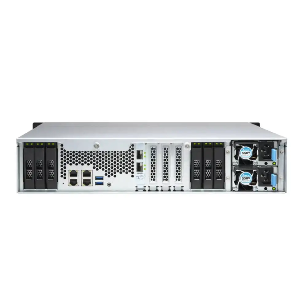 High Performance Cost-effective 10GbE ZFS-based Professional System 2U Rack QNAP TS-h1886XU-RP R2 NAS Server Storage 6