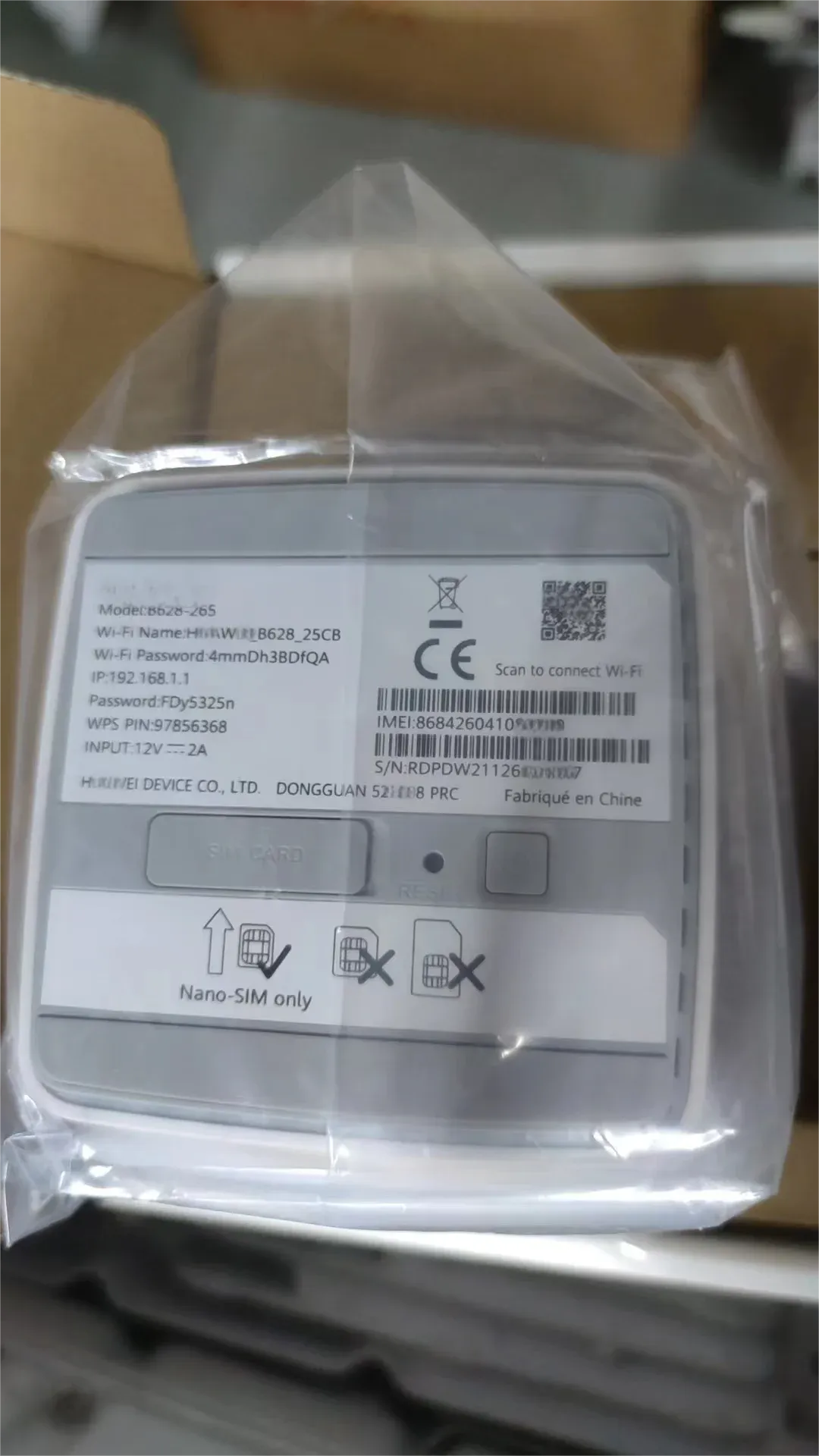 For Huawei B628-265 LTE Modem Wifi Router Wifi 5G Router with Sim Card Portable Hotspot Mo