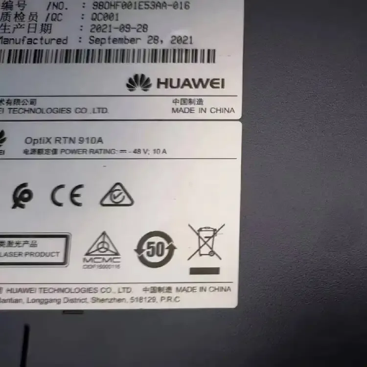 Ip Microwave Rtn 910A 3059251 2*GERJ45+4*10GESFP++16*E1+2*intermediate Frequency IDU Unit 