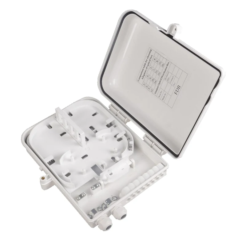 8 Cores Ftth Fdb Fiber Terminal Box Adapter Distribution Box Fiber Optic Distribution Box-boxintelecom