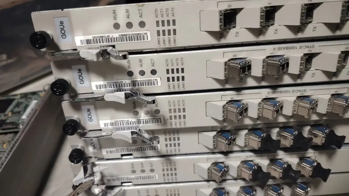 HW Core Center Network 03055293 GOUe WP1D000GOU03 IP Interface Unit 4 GE, Optical BSC6000/