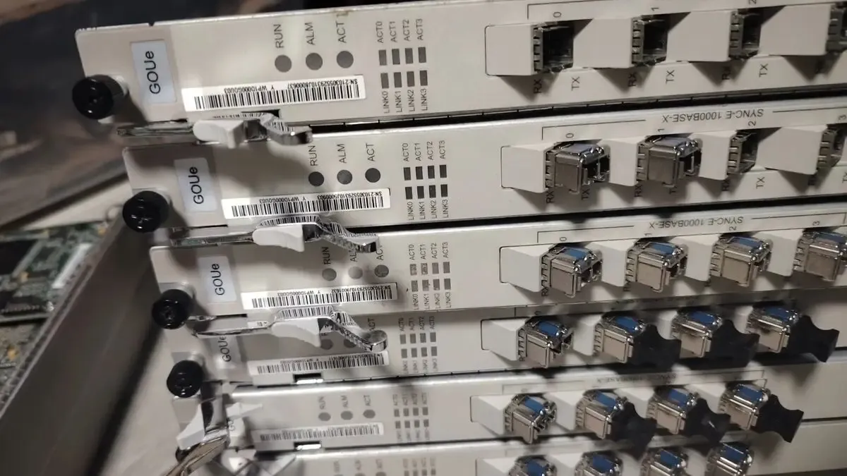 HW Core Center Network 03055293 GOUe WP1D000GOU03 IP Interface Unit 4 GE, Optical BSC6000/