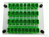 SC/APC 1x32 Plug-in PLC Fiber Optic Splitter - Ultra-Low Loss Telecom Grade Singlemode Opt