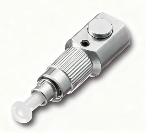 FC/UPC Round Flange Fiber Optic Adapter - Telecom Grade Bare Fiber Coupling Connector with