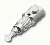 FC/UPC Round Flange Fiber Optic Adapter - Telecom Grade Bare Fiber Coupling Connector with