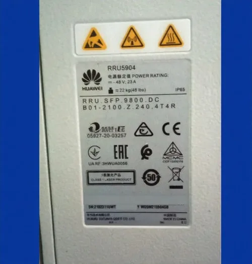 RRU5504 02311UWT 4T4R B1 2100MHz Telecom Parts Radio Remote Unit