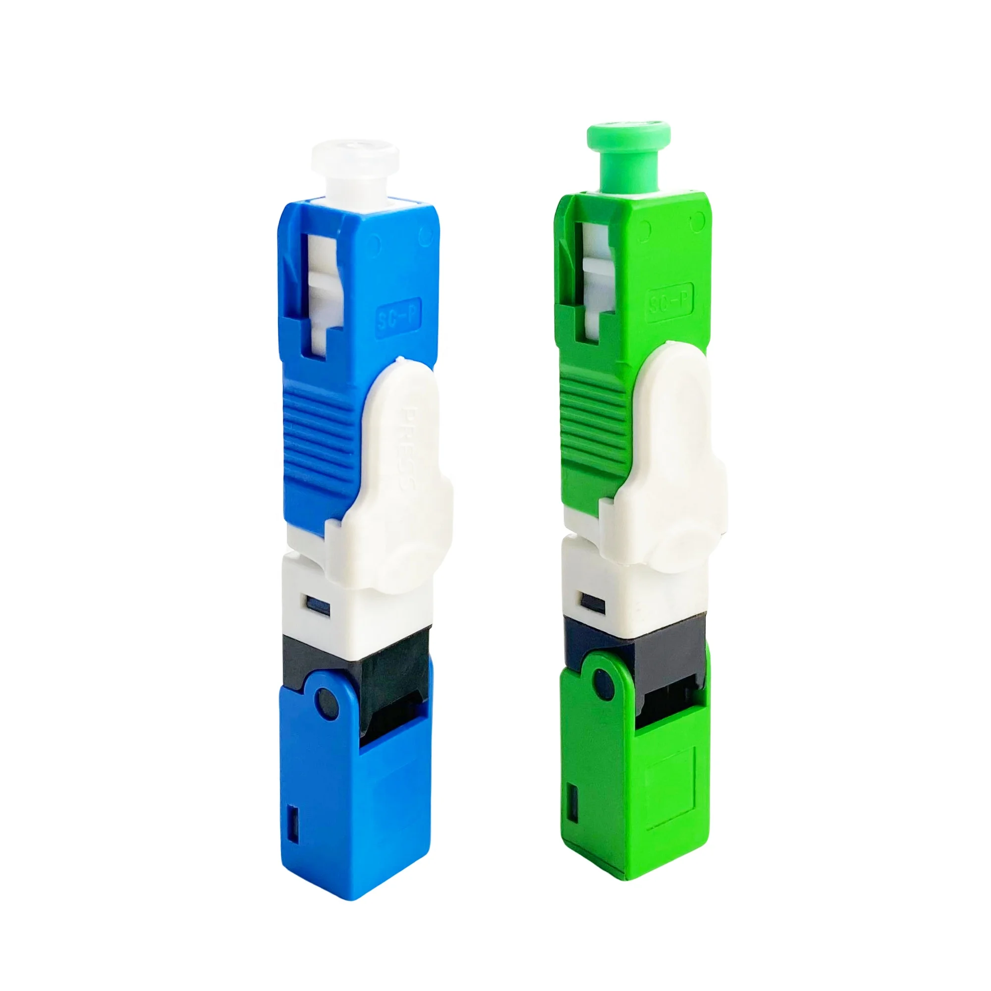 Quick SC/APC Fiber Optic Fast Connector FTTH 2x3mm Drop Cable 55mm POE IP TCP GPRS GSM